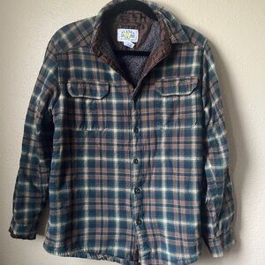 Vintage Alaska 1959 Wilderness Gear Fleece Flannel Shirt - Mens Medium